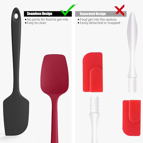 600°F Heat Resistant Silicone Spatula Spoonula (2 Count)