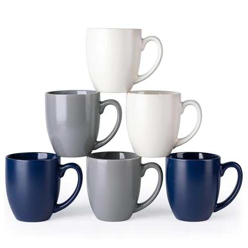16 oz Coffee Mugs Set of 6 (6 Count)