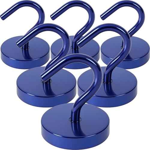Magnetic Hooks Large Opening (6 Count)