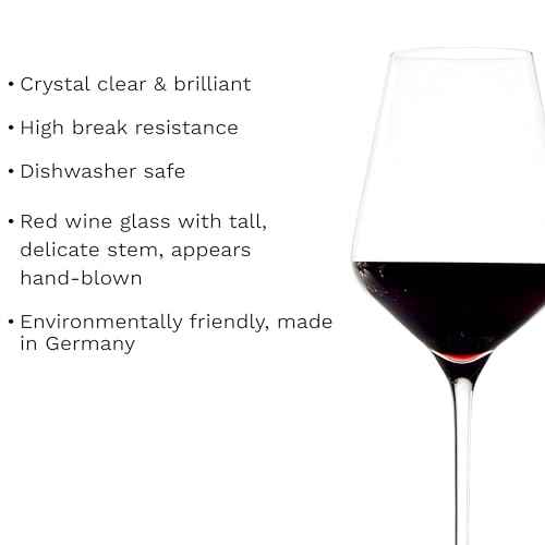 Quatrophil Red Wine Glasses Crystal (2 Count)