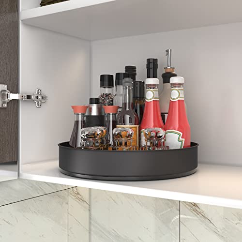 Lazy Susan Stainless Steel Spice Rack Turntable for Pantry Cabinet