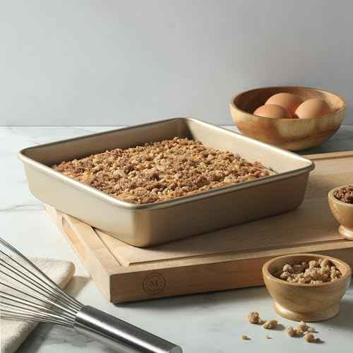Gallen 9 Inch Square Nonstick Carbon Steel Cake Pan