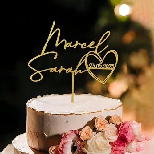 Personalized Wedding Cake Topper