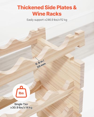 96 Bottle Stackable Modular Wine Rack