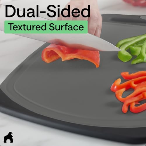 BPA Free Reversible Kitchen Cutting Board (3 Count)