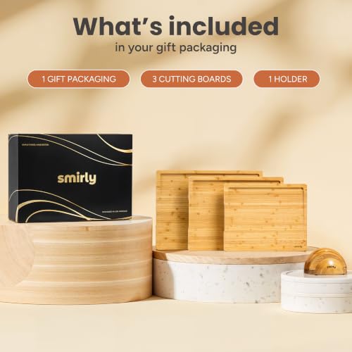 Cutting Boards for Kitchen (3 Count)