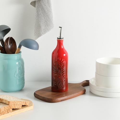 Sweejar Large Olive Oil Dispenser Bottle with Spout