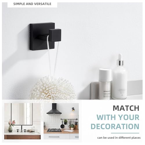 Towel Hook Matte Black