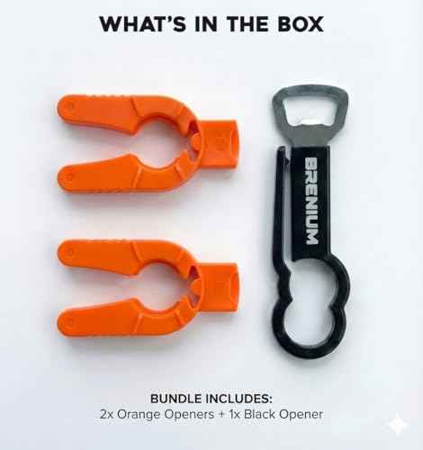 Multifunctional Bottle and Can Opener (2 identical openers)