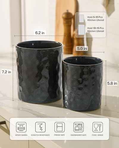 Ceramic Utensil Holder (2 Count)