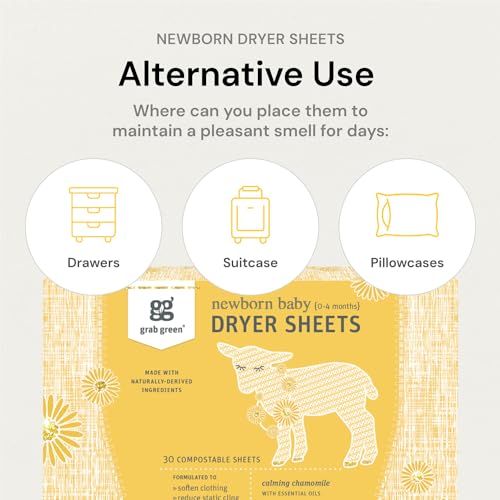 Newborn Baby Dryer Sheets (40 Count)