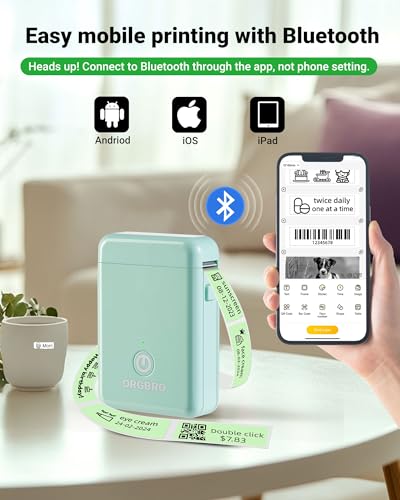 Label Maker Bluetooth Label Maker Machine with Tape