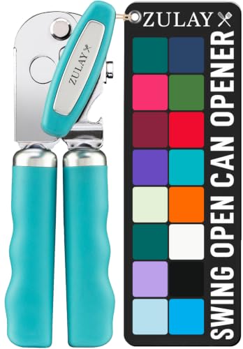 Stainless Steel Swing Open Manual Can Opener Comfortable Grip