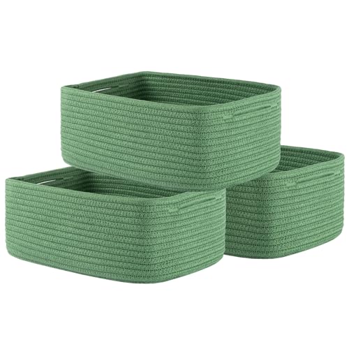 Small Woven Storage Basket for Organizing (3 Count)