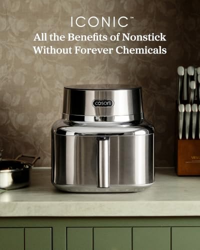 Iconic Stainless Steel Air Fryer