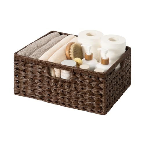 Wicker Storage Baskets for Shelves