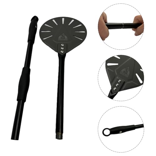 7 Inch Perforated Turning Pizza Peel with Long Handle