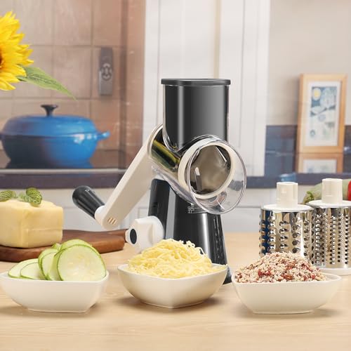 Rotary Cheese Grater Hand Crank Cheese Shredder