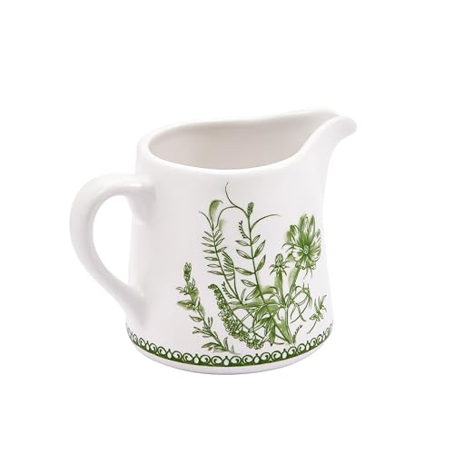 Green Garden Toile De Jouy Ceramic Sugar and Creamer Set (2 Count)