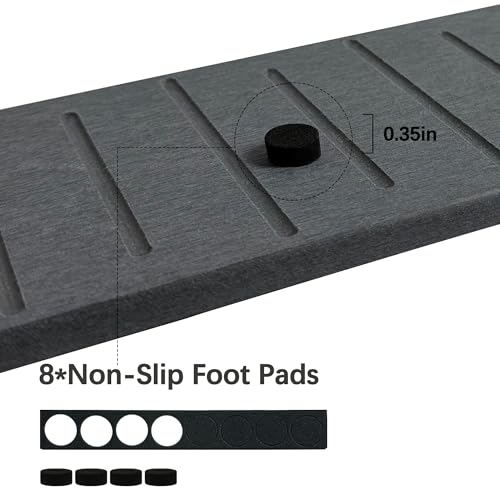 2PCS Water Absorbing Stone Tray for Cosmetics & Hand Soap & Houseplants (2 Count)