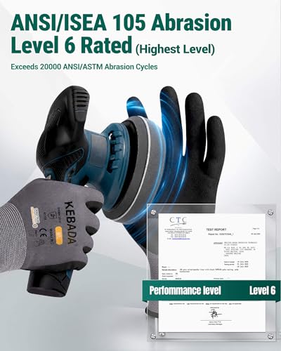 W2 Touchscreen Safety Work Gloves for Men & Women