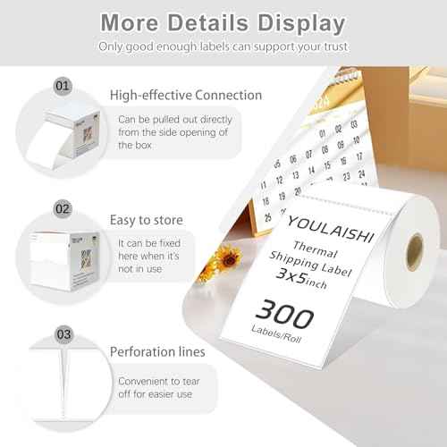 3 X 5 Inch Rectangle Sticker White Moving Labels for Boxes
