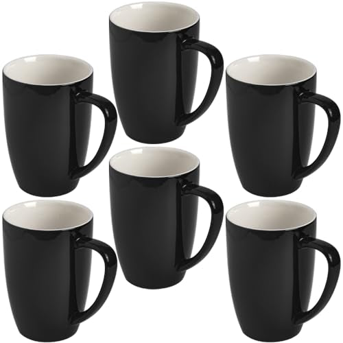 Porcelain Mug Set (6 Count)