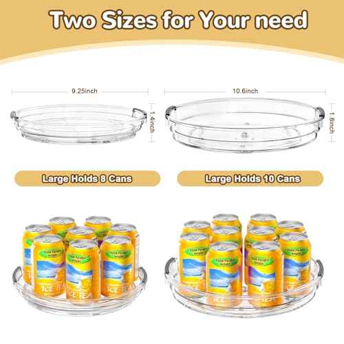 4 Pack Lazy Susan (4 Count)