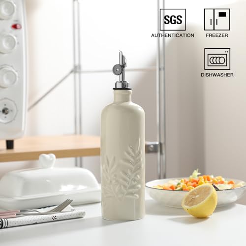 Sweejar 18 Oz Oil Dispenser for Kitchen with Gravity Spout