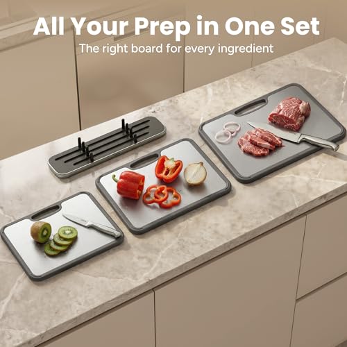 Titanium Cutting Board for Kitchen (3 Count)