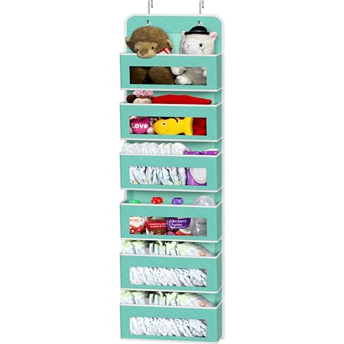 6 Clear Pocket Over Door Hanging Organizer