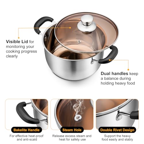 3 Qt Stockpot with Lid