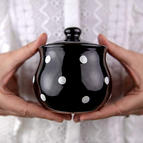 Ceramic Sugar Bowl with Lid