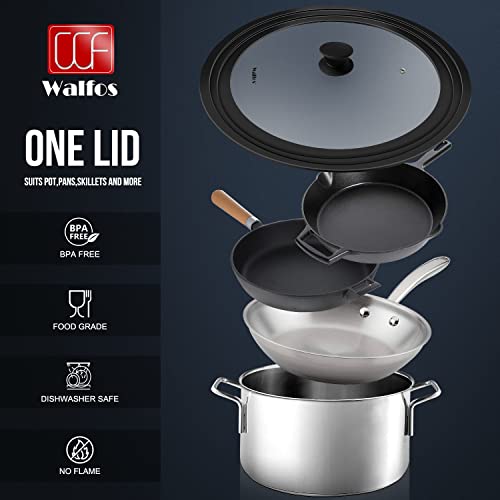 2 Pcs Universal Pot Lids