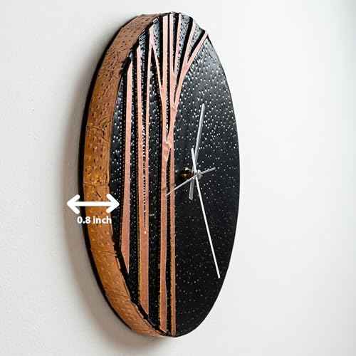Handmade Copper Wall Clock Artisan Touch in Every Piece