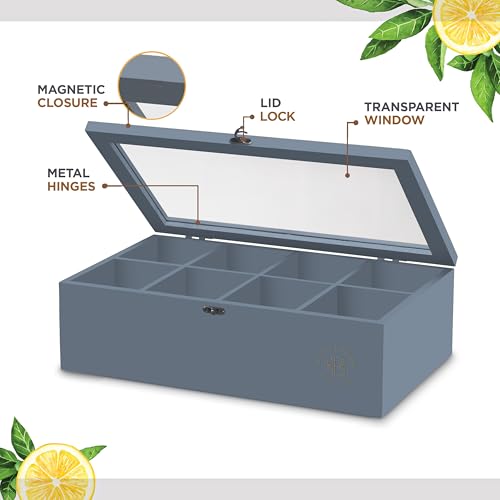 Tea Bag Organizer with Drawer