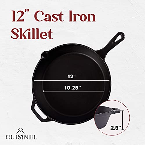 12‑Inch Cast Iron Skillet