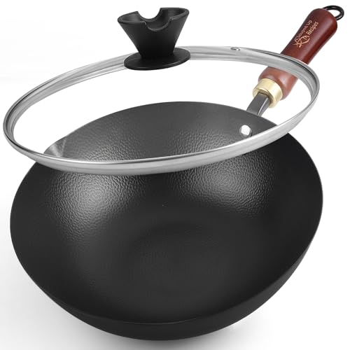 10 Inch Carbon Steel Wok For Electric
