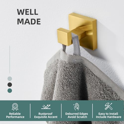 Brushed Dark Gold Towel Hook