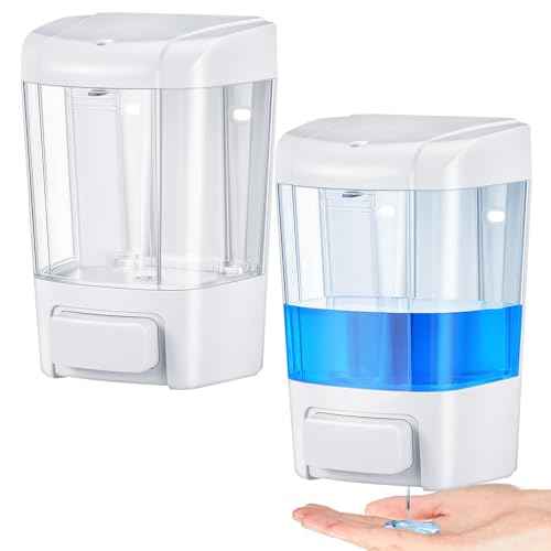 2 Pcs Wall Mounted Soap Dispenser (2 Count)