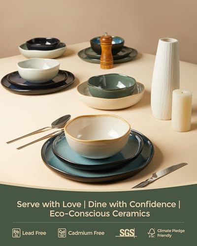 Stoneware Dinnerware Sets for 6