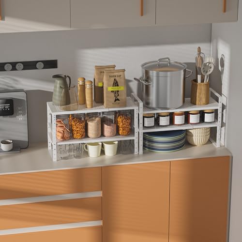 Expandable Adjustable & Stackable Spice Rack (2 Count)