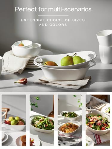 Large Serving Bowls with Handles