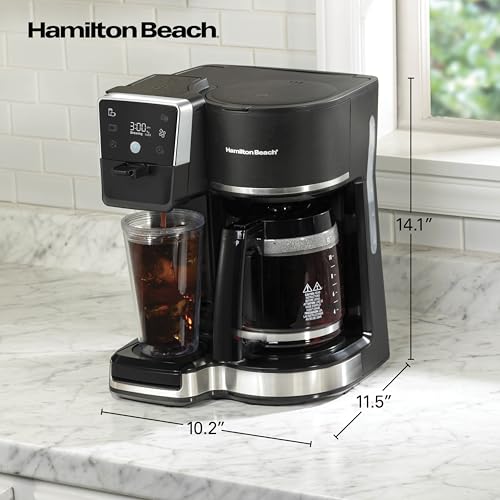 2 Way Drip Coffee Maker & Single Serve Coffee Machine