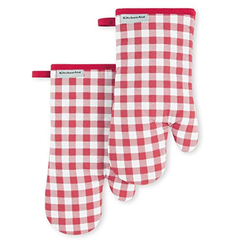 Gingham Oven Mitt 2