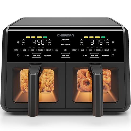 Dual Air Fryer Oven with DC Motor