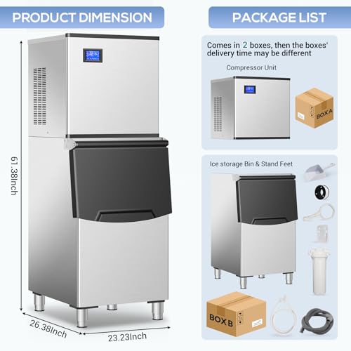Commercial Ice Maker Machine 150Lbs (36 Count)