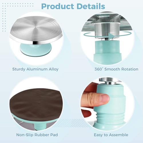 Aluminium Alloy Revolving Cake Stand