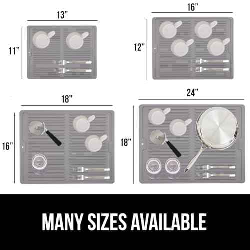 Patented BPA Free Silicone Dish Drying Mat