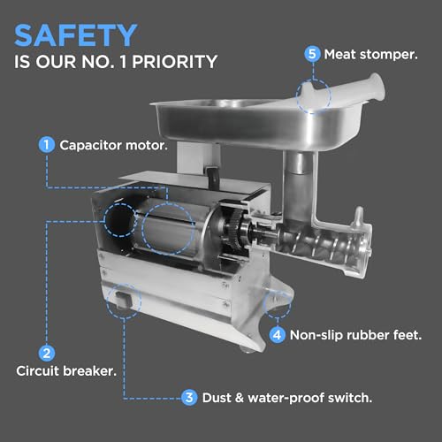 22 Commercial Electric Meat Grinder Machine